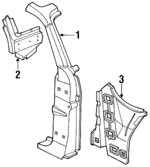 E7FZ5802500A - Body: Hinge Pillar for Ford Image