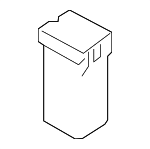 N91186303 - Electrical: Maxi Fuse for Volkswagen: Arteon, Atlas, Atlas Cross Sport, Beetle, e-Golf, Golf, Golf Alltrack, Golf R, Golf SportWagen, GTI, Jetta, Passat, Tiguan Image