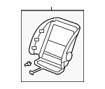 81128SWBA11ZB - : Seat Back Panel for Honda: CR-V Image