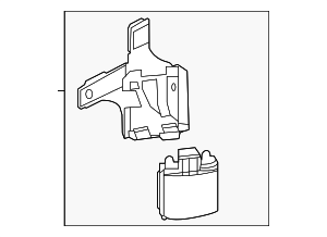 NB5Z14C689D - Body: Blind Spot Detection System Warning Sensor for Ford Image