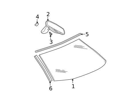 Reveal Moldings for 2004 Chrysler Pacifica #0