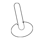 RYQ500070 - Body: Bumper Cover Retainer for Land Rover: Defender 110, Defender 130, Defender 90, Discovery, Discovery Sport, LR2, LR4, Range Rover, Range Rover Evoque, Range Rover Sport, Range Rover Velar Image