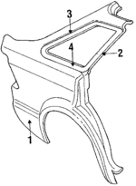 E6FZ5827840A - Body: Outer Panel for Ford: Escort | Mercury: Lynx Image