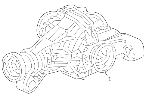 Axle & Differential for 2003 Porsche Cayenne #0