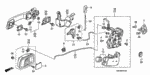 90103S7S003 - Body/Air Conditioning: SCREW, FLAT (6X18.5) for Honda Image