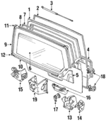 8457561A50 - : Glass for Suzuki Image