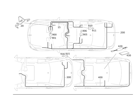 Cable Harness for Comtrol Display System Oms for 2012 Mercedes-Benz S400 #0