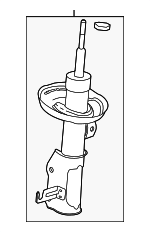 22905891 - Suspension: Strut for Chevrolet: Malibu Image