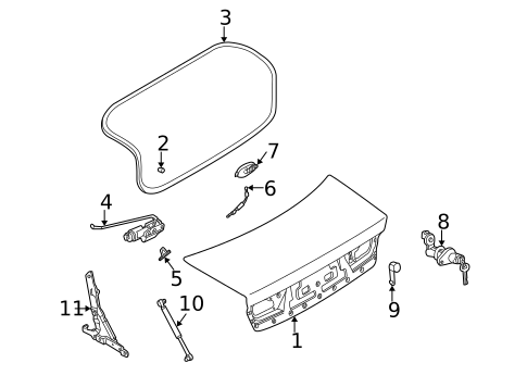 Lid & Components for 2005 Kia Optima #0