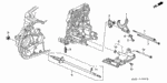 24282634000 - Transmission - Automatic: BOLT, SHAFT FORK SETTING for Honda Image