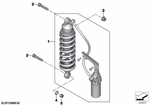 33538534544 - : Spring Strut, Rear        for BMW-Motorrad Image