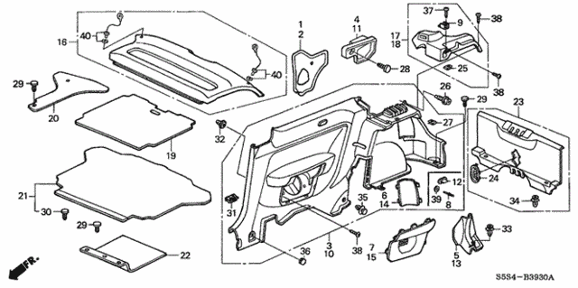 Side Lining for 2005 Honda Civic #0