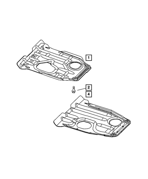 Front Axle Skid Plate for 2006 Jeep Commander #0