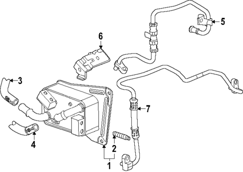 Trans Oil Cooler for 2025 GMC Acadia #0