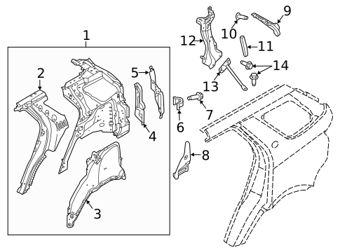 Inner Components for 2022 Land Rover Discovery Sport #0