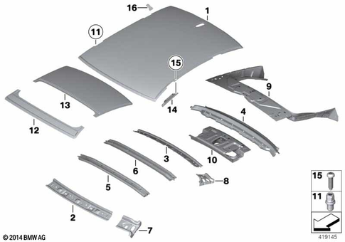 Roof for 2012 BMW Hybrid 7 #0