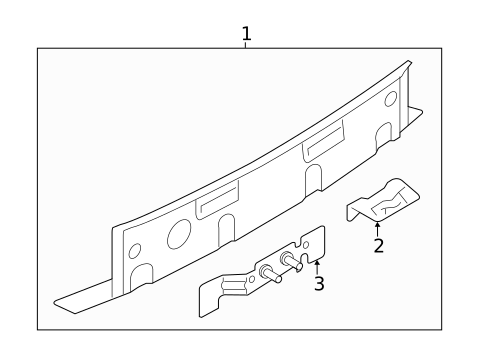 Rear Body for 2016 INFINITI QX70 #0