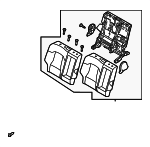89400DW100FG5 - Body: Seat Back Assembly for Kia Image
