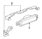 25606330 - : Backup Lamp Assembly Bracket for GM Image