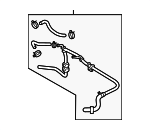 282503L111 - Engine: Water Hose for Genesis: G80, G90 Image