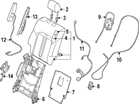 Second Row Seats for 2025 Mazda CX-70 #3
