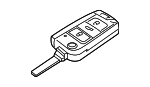 5G0959752BEINF - Electrical: Key for Volkswagen: e-Golf, Golf, Golf Alltrack, Golf R, Golf SportWagen, GTI Image
