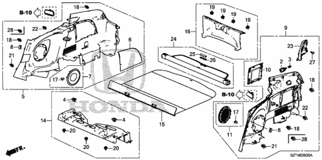 Side Lining for 2012 Honda CR-Z #0