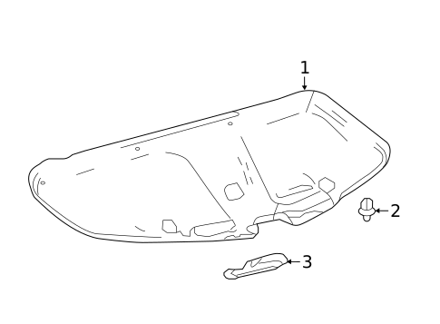 Interior Trim - Trunk for 2022 Lexus LC500 #1