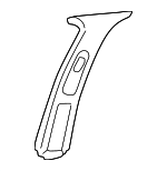 BTR9068LUM - : Center Pillar Trim for Land-Rover Image