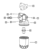 6101794 - 3.8L Gas; Engine: Hex Head Bolt And Coned Washer, Mounting for Mopar Image image