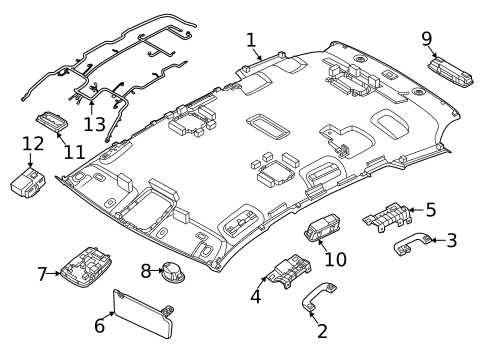 Interior Trim - Roof for 2023 Genesis GV80 #1