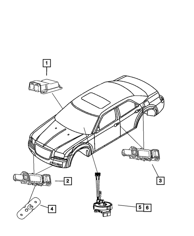 4896098AE - Restraints: Occupant Restraint Module for Mopar Image image