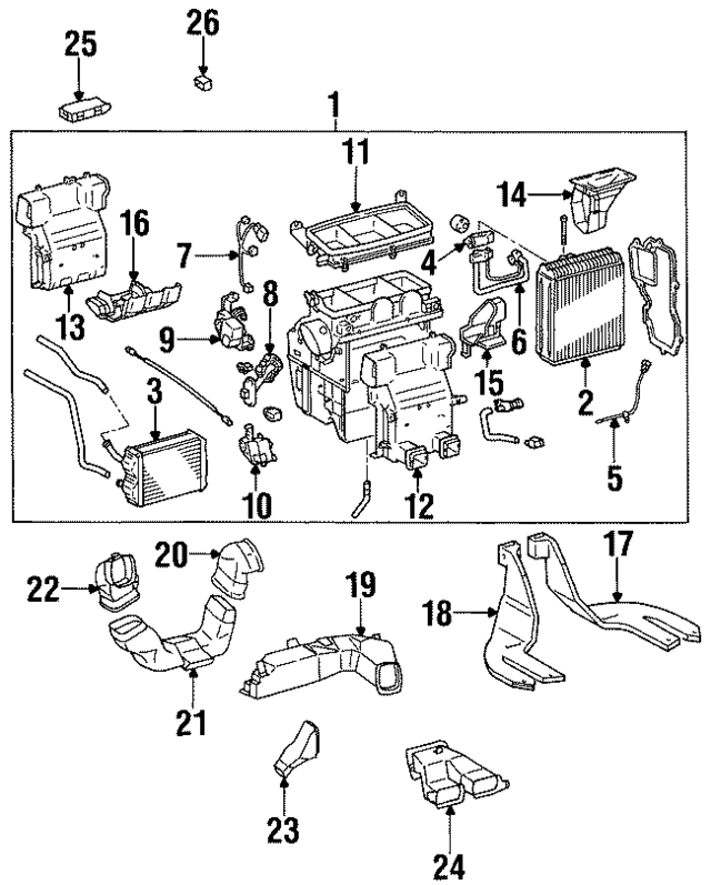 8710607020 - : HVAC Air Inlet Door Actuator for Toyota Image