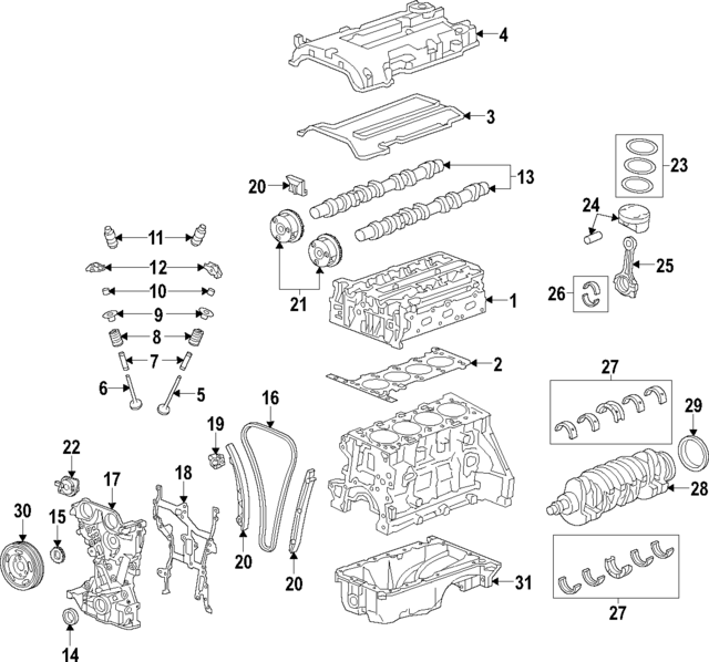 55568828 - Engine: Cylinder Head for GM Image
