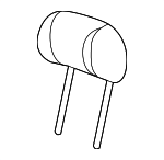 C2S37253LEG - Body: Headrest for Jaguar Image