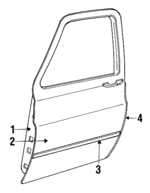 15571643 - Body: Door Shell for Chevrolet: Blazer, C/K Pickup, K5 Blazer, R10, R20, R2500, R30, R3500, Suburban C10, Suburban C20, Suburban K10, Suburban K20, Suburban R10, Suburban R1500, Suburban R20, Suburban R2500, Suburban V10, Suburban V1500, Suburban V20, Suburban V2500, V10, V20, V30, V3500 | GMC: C1500 Pickup, C2500 Pickup, C3500 Pickup, Jimmy, K1500 Pickup, K2500 Pickup, K3500 Pickup, R1500 Pickup, R2500 Pickup, R3500 Pickup, Suburban C1500, Suburban C2500, Suburban K1500, Suburban K2500, Suburban R1500, Suburban R2500, V1500, V1500 Suburban, V2500, V2500 Suburban, V3500 Image