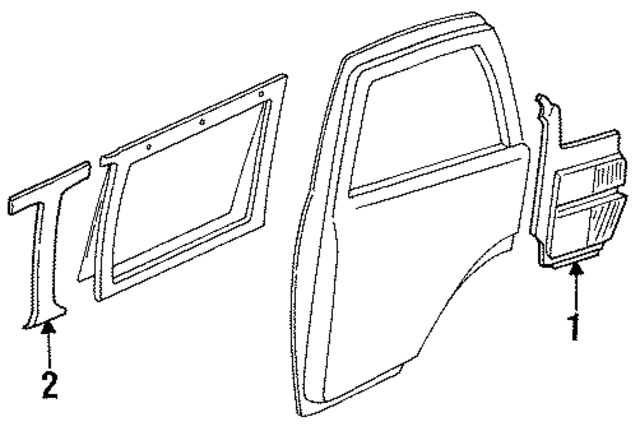 L532BL3 - Body: Cowl Kick Panel for Mopar Image
