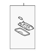 8124033030B0 - : Dome Lamp for Lexus: ES300, ES330, RX330, RX350, RX400h Image