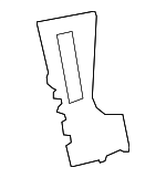 611220C011 - Body: Inner Hinge Pillar for Toyota: Sequoia, Tundra Image