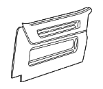 7058670282VW - Body: Door Trim Panel for Volkswagen: EuroVan Image