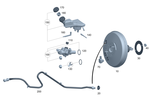 2434301000 - Brake System: Brake Booster for Mercedes-Benz: EQB 250+, EQB 300, EQB 350 Image