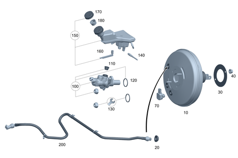 Brake Booster for 2025 Mercedes-Benz EQB 300 #0