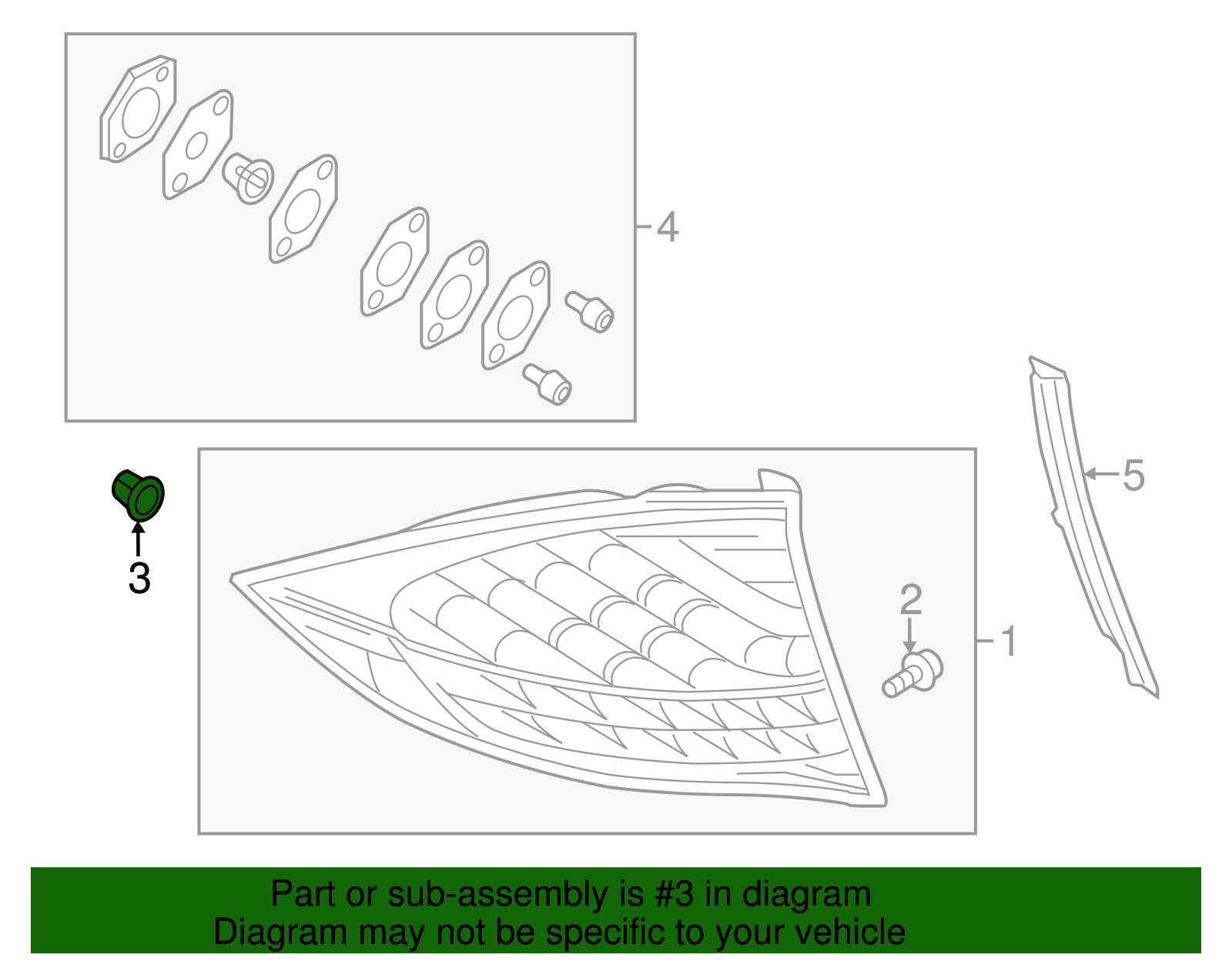 Tail Lamp Assembly Nut - Porsche (N-901-686-04)