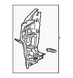 39130468 - Body: Hinge Pillar Reinforced for Buick: Regal Sportback, Regal TourX Image