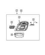 68395782AG - Interior Trim: Security Transmitter for Mopar Image