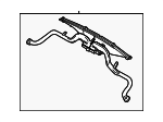 BL3Z19E630A - Body: Windshield Defroster Nozzle for Ford Image
