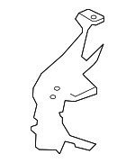 8K0505413B - Suspension: Stone Guard for Audi: A5, A5 Quattro, allroad, RS5, S5 Image