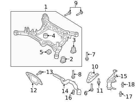 Suspension Mounting for 2013 Audi RS5 #0