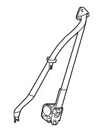 89026288 - Electrical: Seat Belt Assembly for Chevrolet: Equinox | Pontiac: Torrent Image image