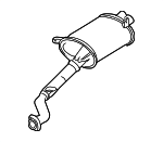 18101404318 - Exhaust: Muffler &amp; Pipe for BMW: Z3 Image